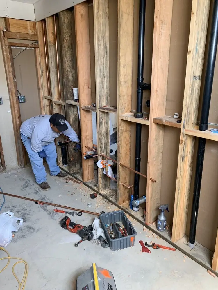 Commercial rough-in plumbing for Water Heater Replacement in Downtown Tempe